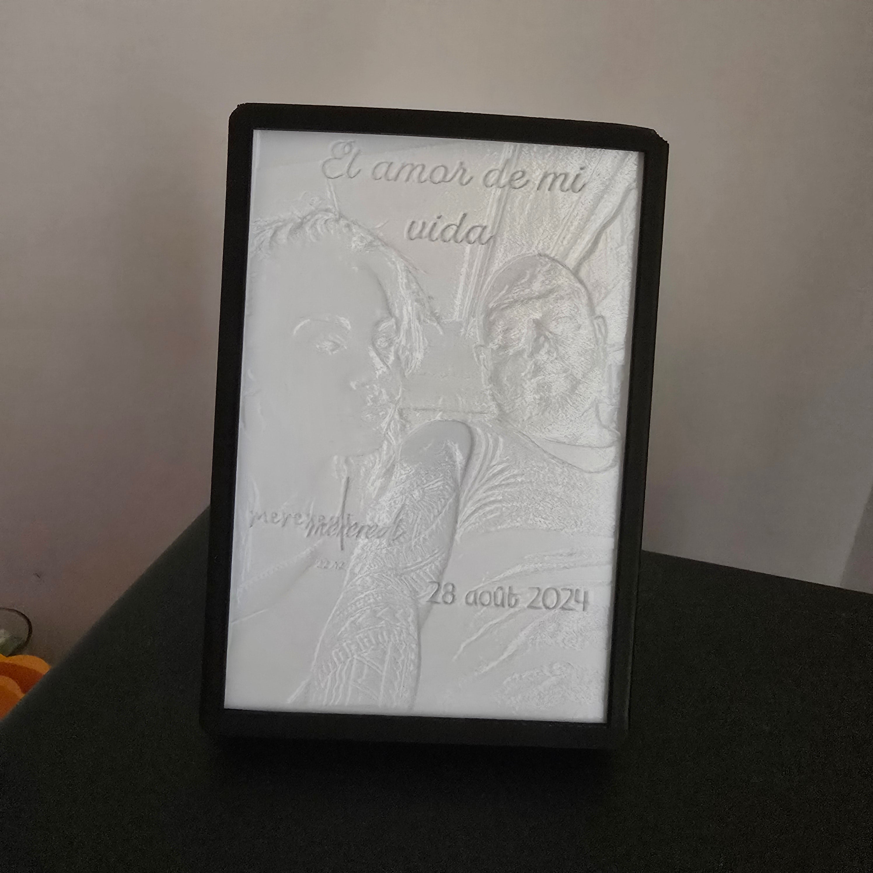 cadre photo lumineux