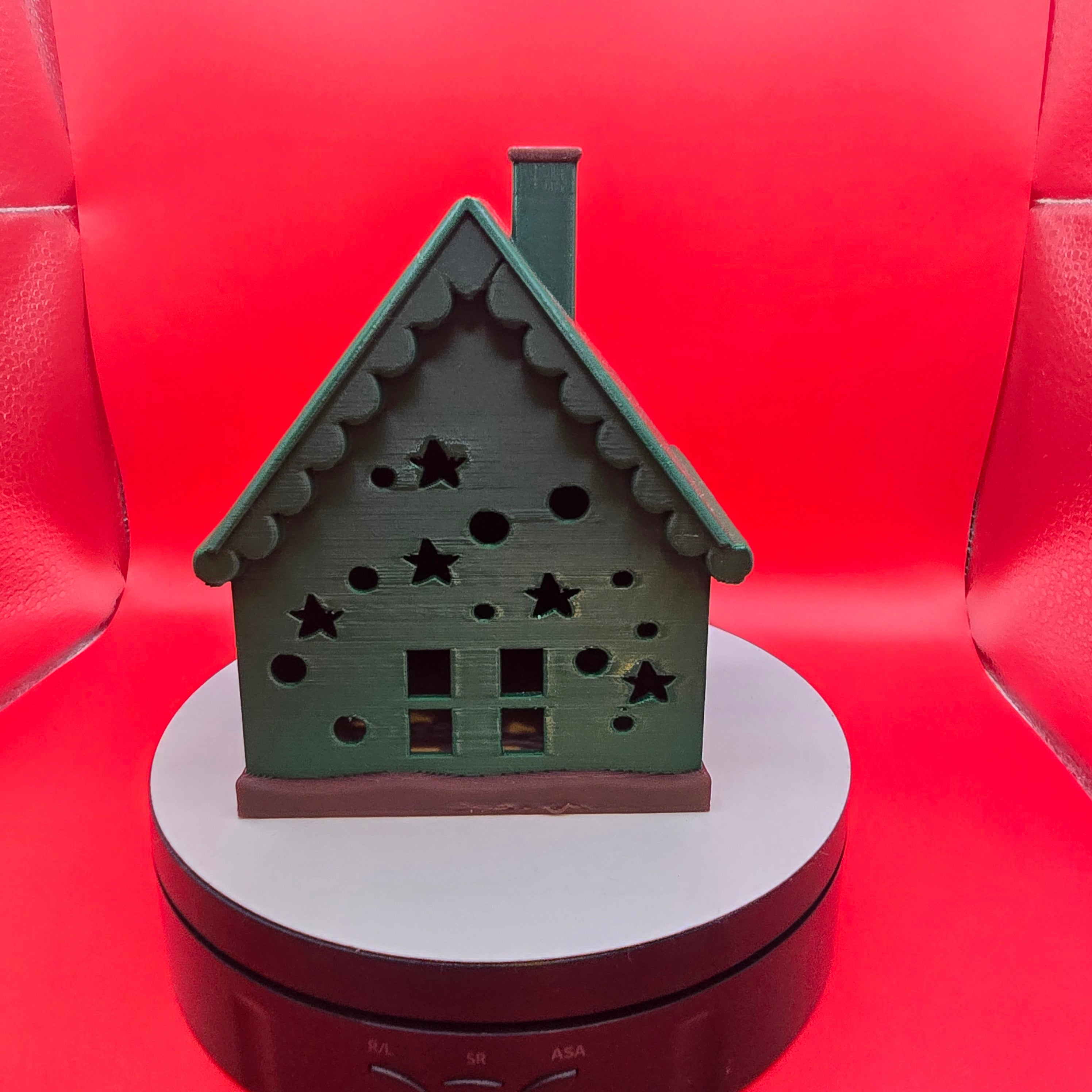 photophore maison étoilé