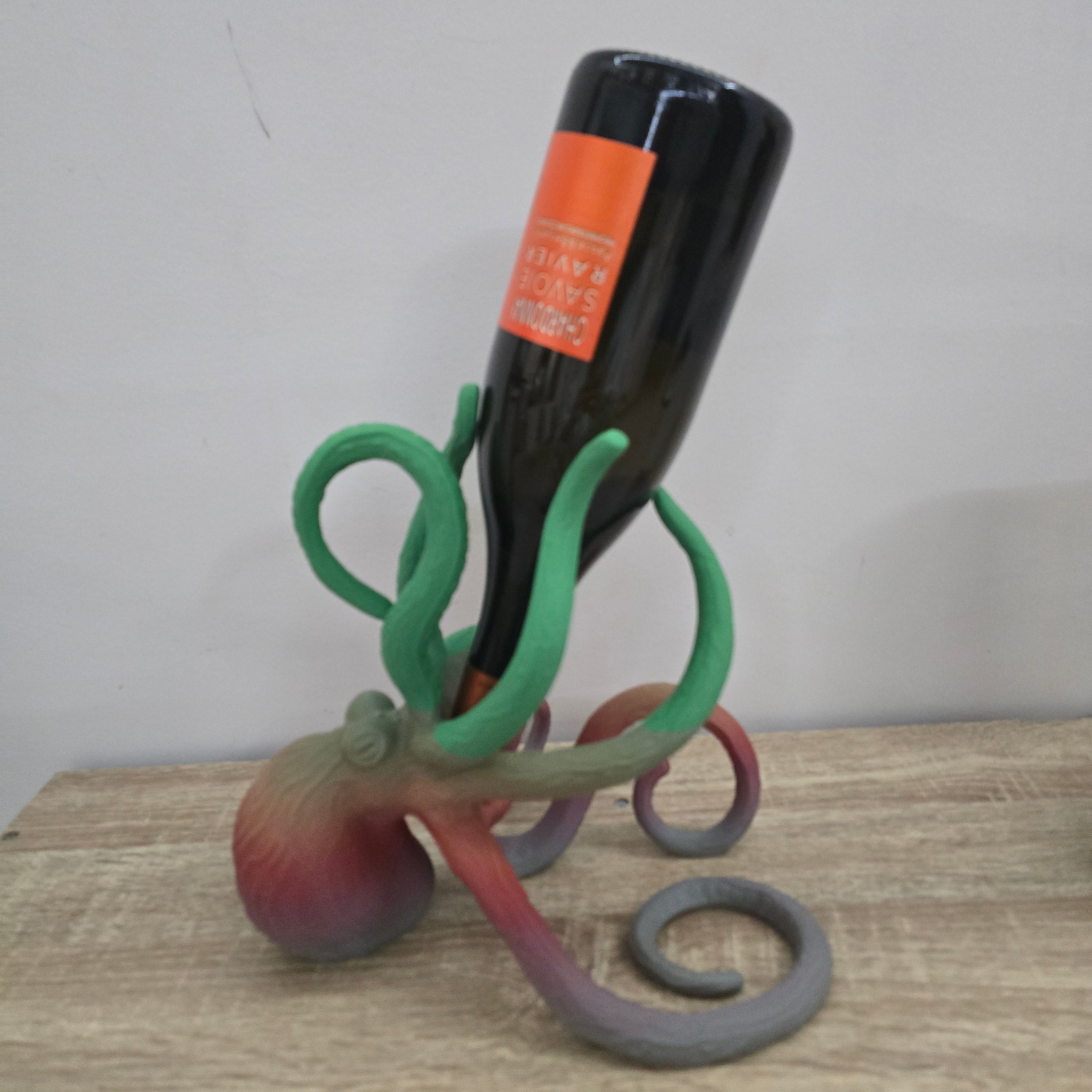 porte bouteille poulpe