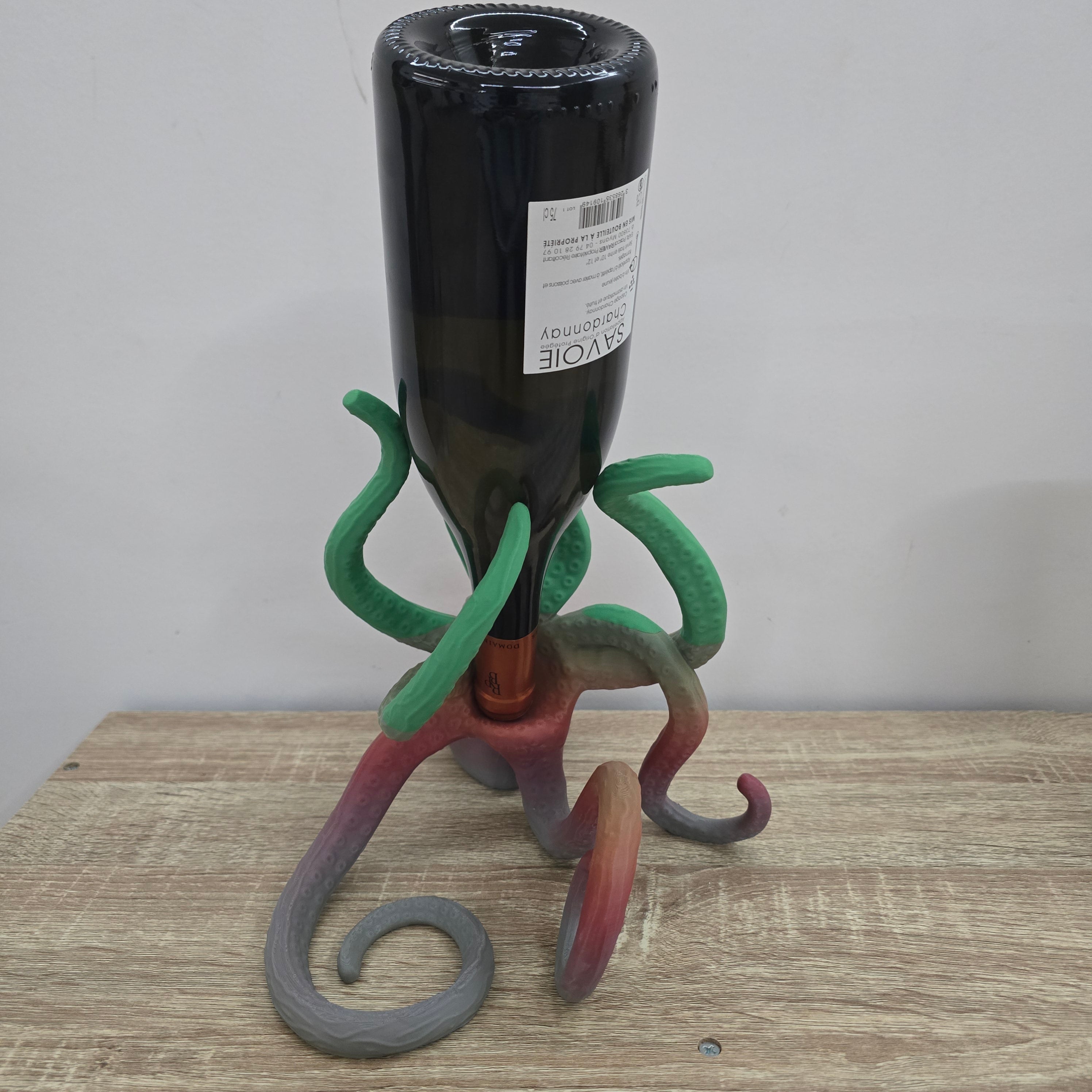porte bouteille poulpe