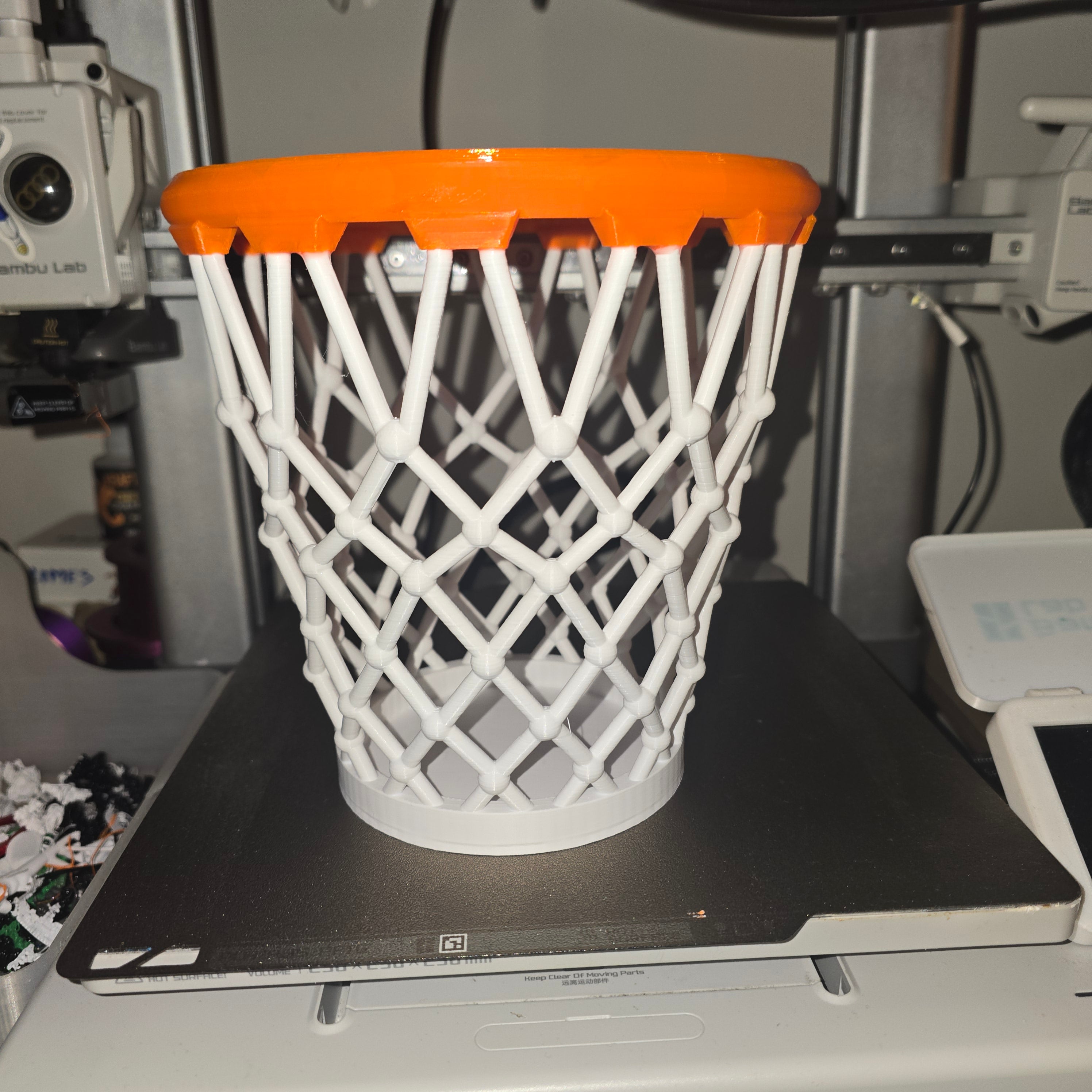 poubelle panier de basket