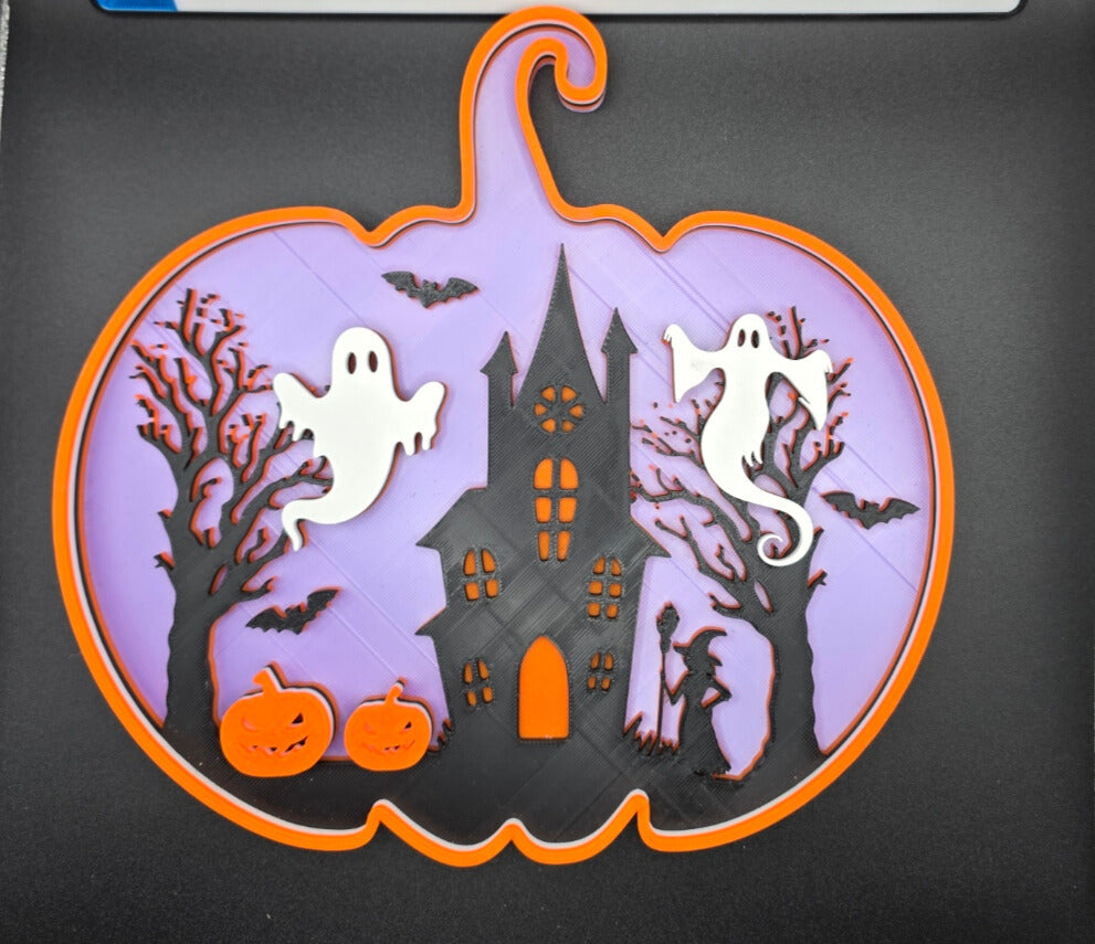 Décoration halloween multicolores