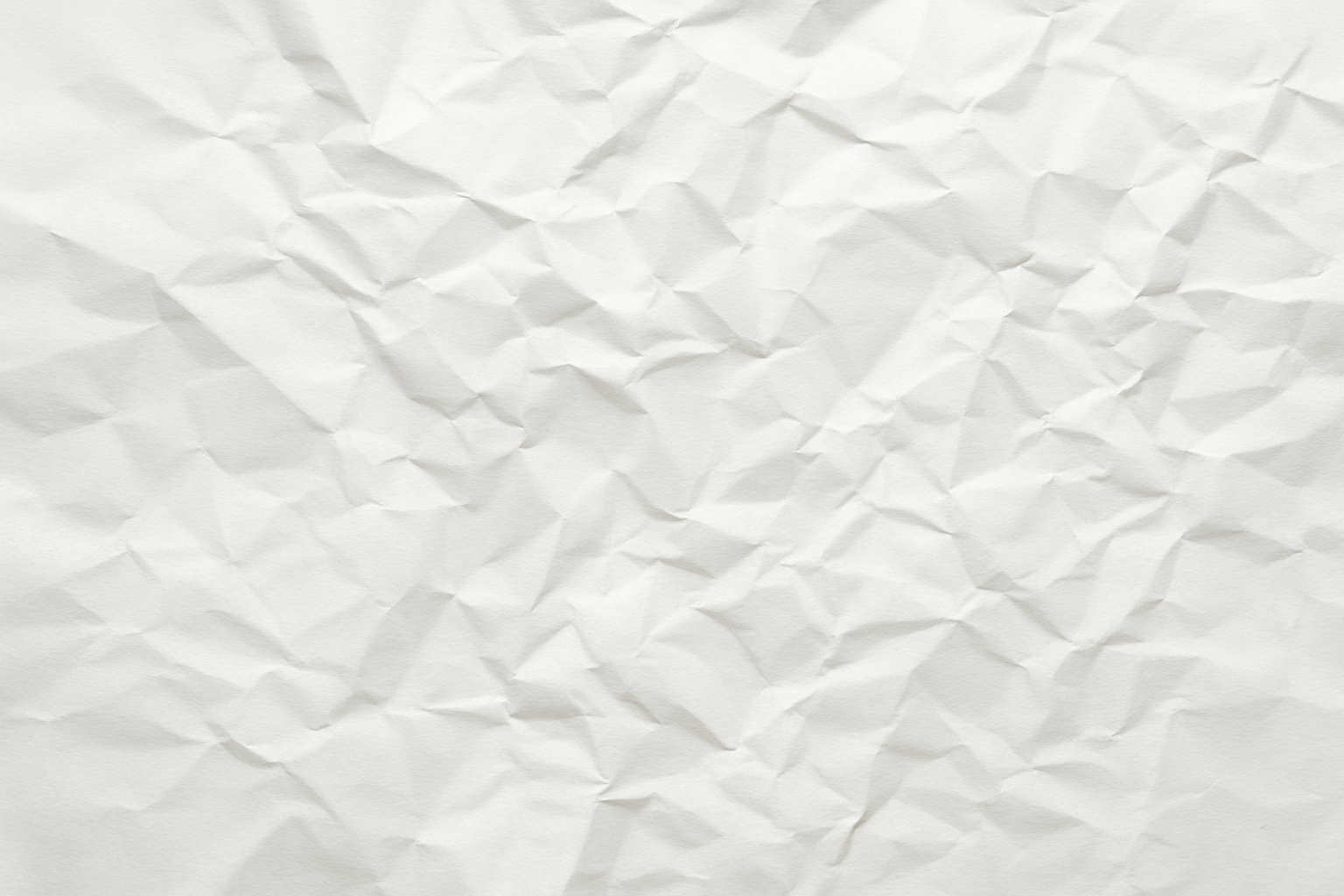 feuille blanche froissée